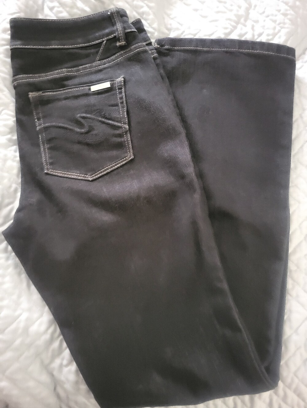 White House/Black Market Classic Black Bootcut Jeans